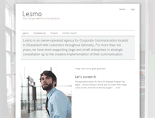 Tablet Screenshot of lesmo.de